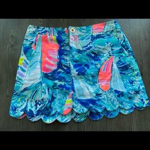 Lilly Pulitzer Collette Skort size 0